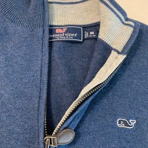 Boys Med Vineyard Vines Classic 1/4 Zip Sweater